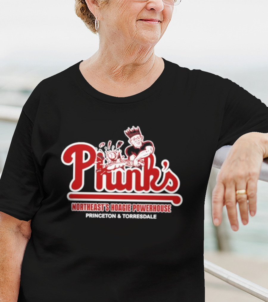 Phink's Northeast's Hoagie Powerhouse Princeton And Torresdale Logo With Chef T-Shirt