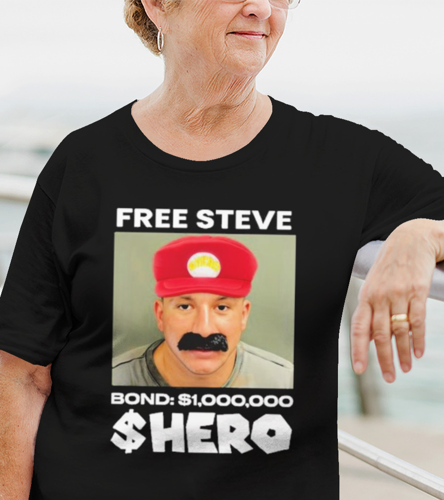 FREE STEVE BOND $1,000,000 $HERO T-Shirt