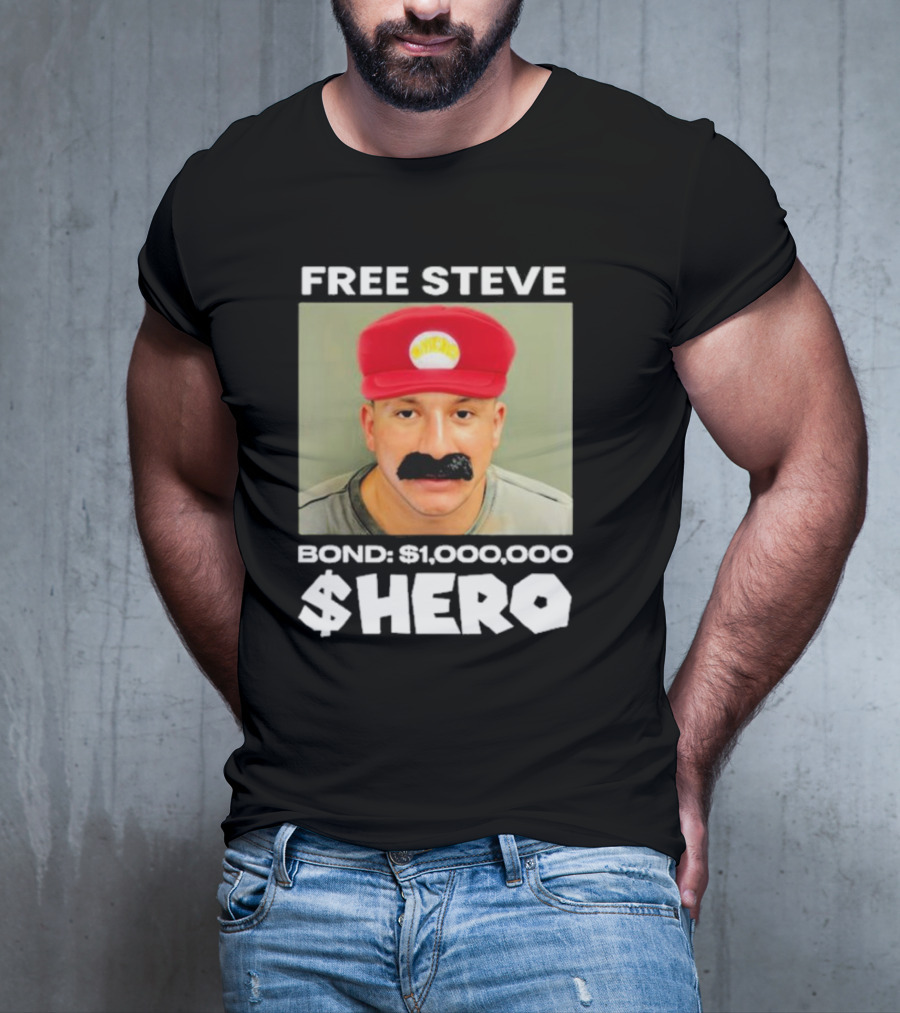 FREE STEVE BOND $1,000,000 $HERO T-Shirt