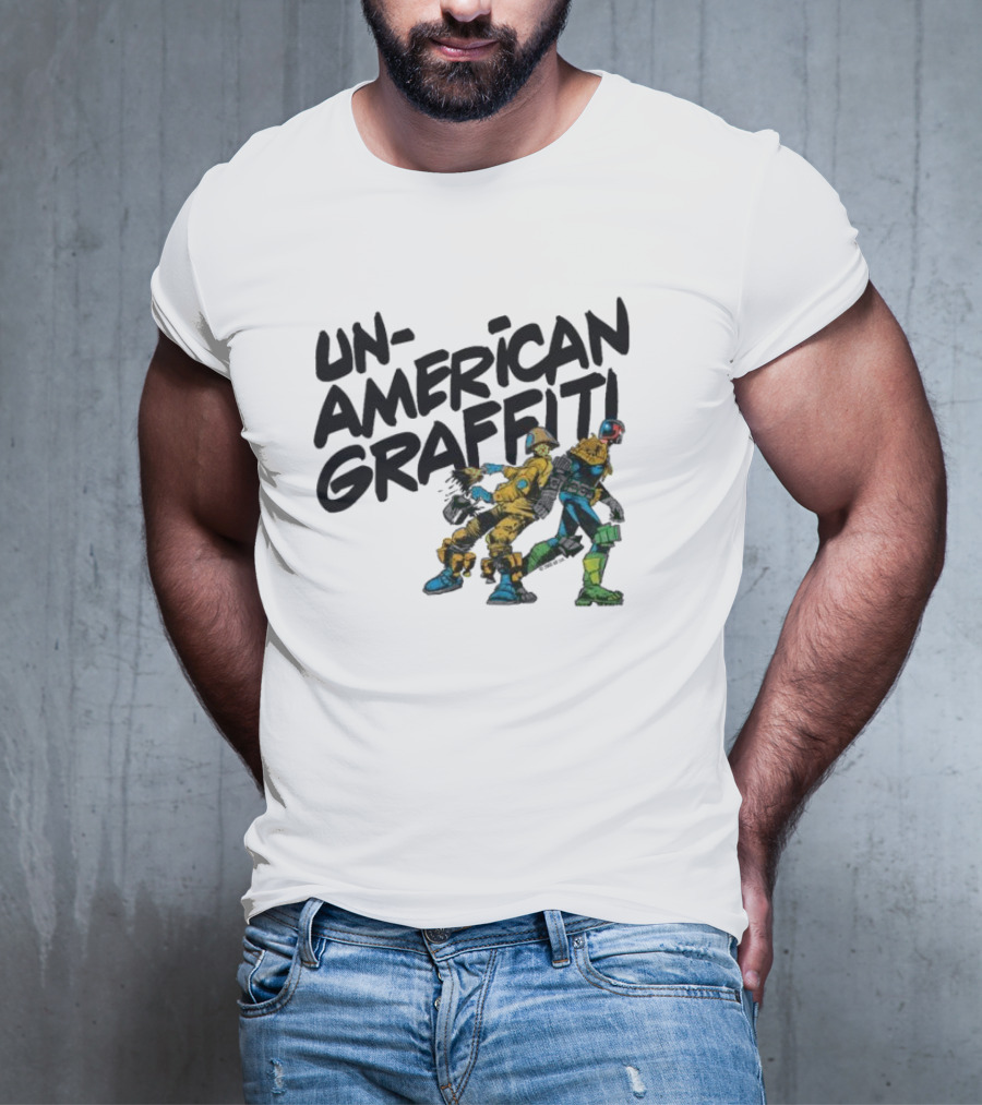 Unamerican Graffiti Mick Mcmahon’s Judge Dredd T-Shirt