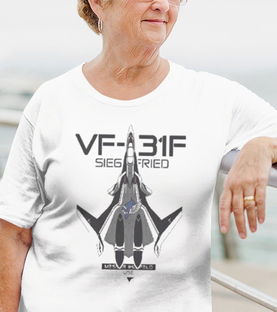 VF-31F Siegfried Macross Delta Valkyrie Fighter Jet T-Shirt