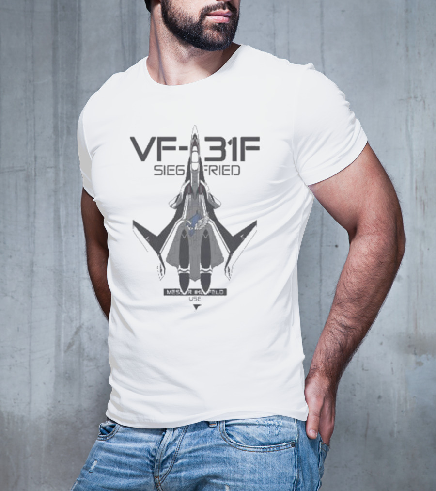 VF-31F Siegfried Macross Delta Valkyrie Fighter Jet T-Shirt