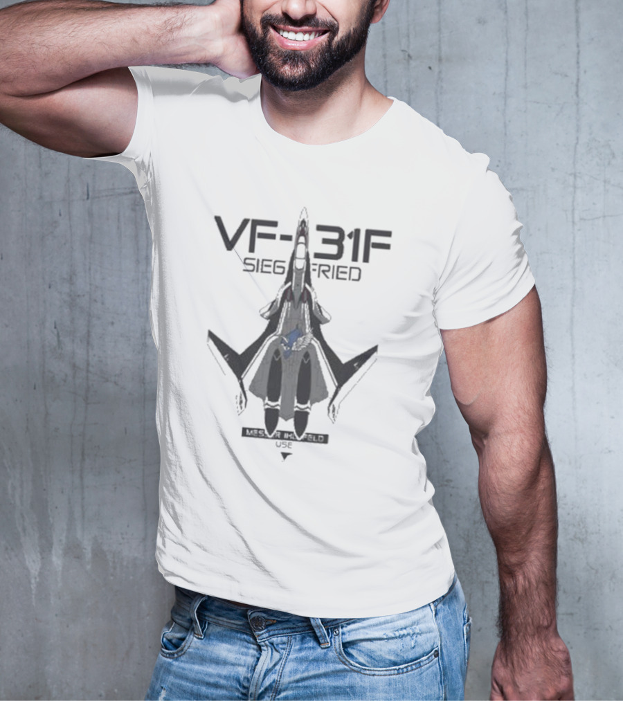 VF-31F Siegfried Macross Delta Valkyrie Fighter Jet T-Shirt