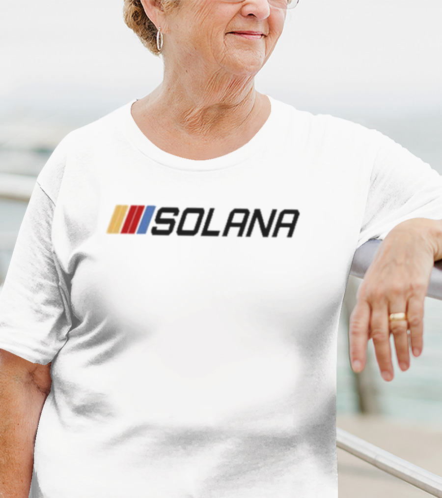 Jakey Wearing Solana With Racing Stripes T-Shirt