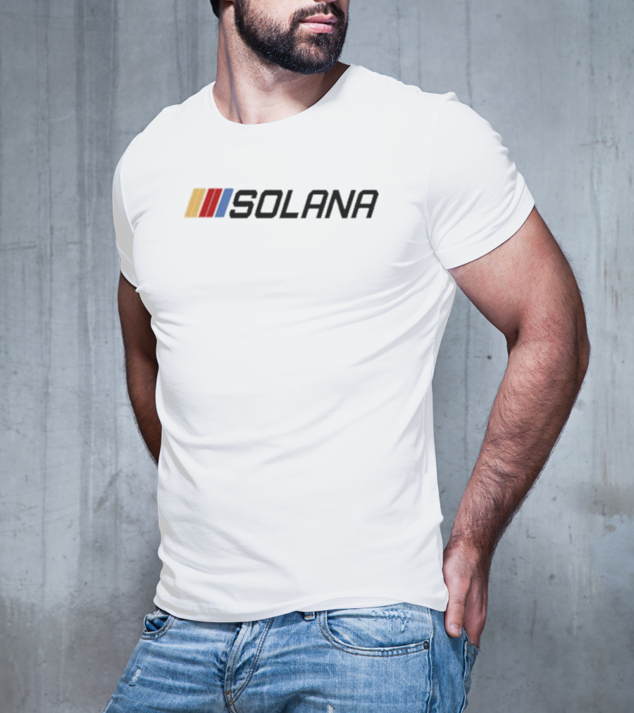 Jakey Wearing Solana With Racing Stripes T-Shirt