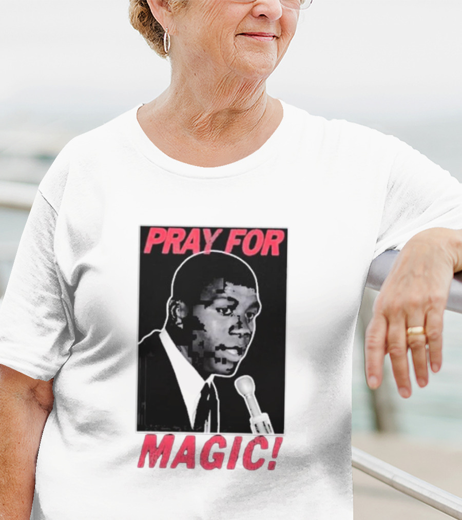 Jared Mccain Wearing Pray For Magic T-Shirt