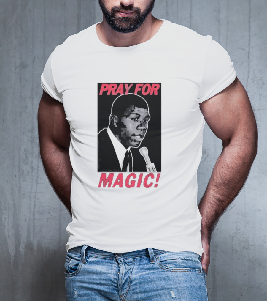 Jared Mccain Wearing Pray For Magic T-Shirt