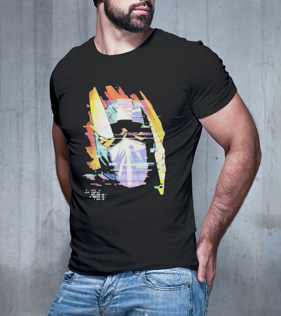 Kid Cudi Moon Man Helmet Glitch T-Shirt