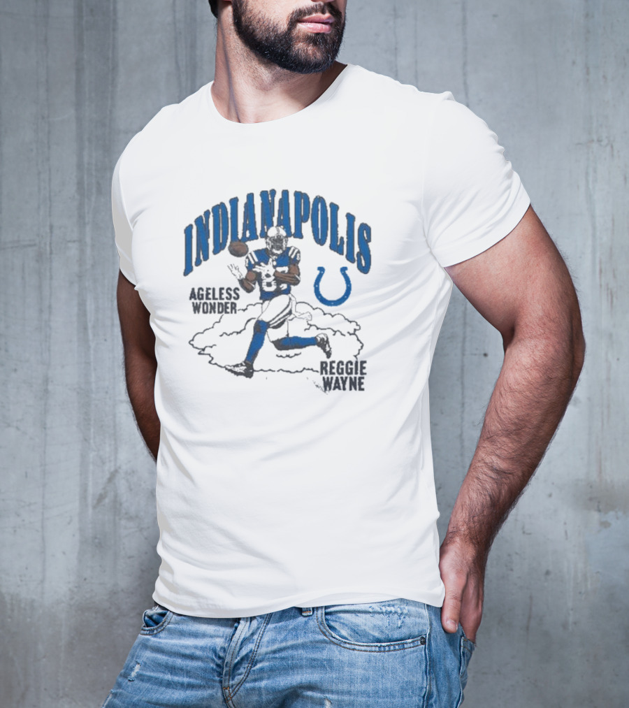 Indianapolis Ageless Wonder Reggie Wayne Colts T-Shirt