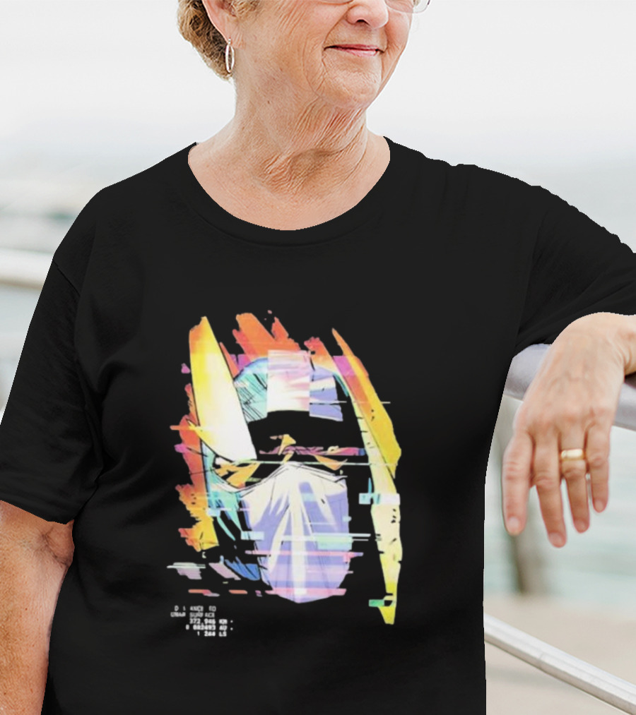 Insano Moon Man Helmet Glitch Neon Tech 92610 13-BS6 18 T-Shirt