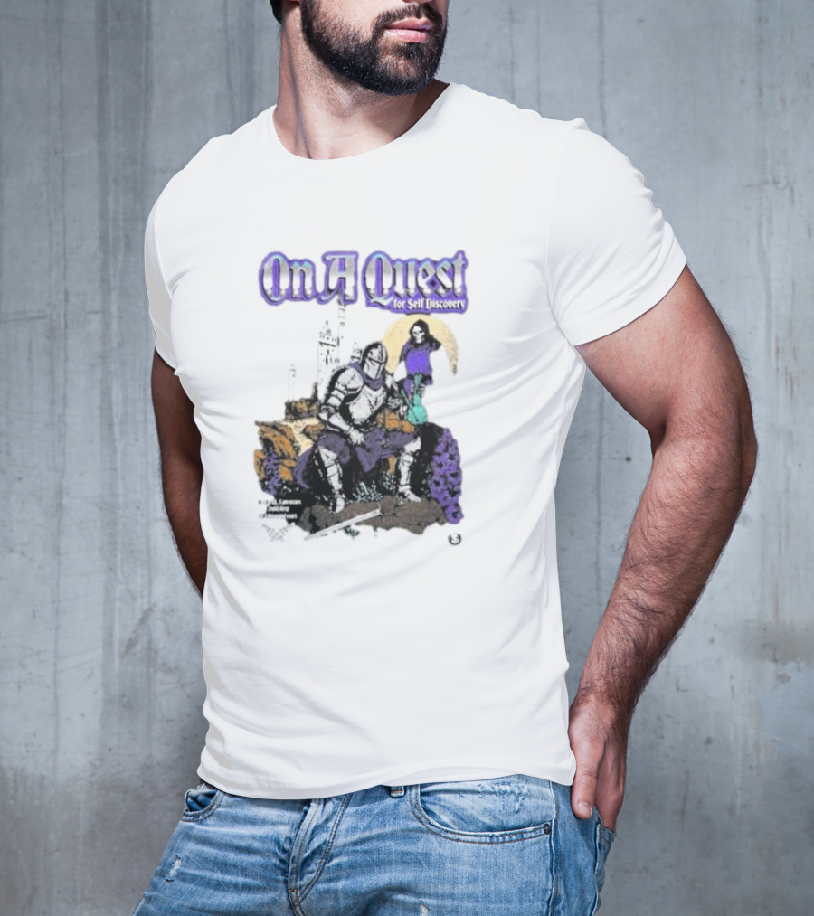 On A Quest For Self Discovery Knight And Castle Adventure T-Shirt