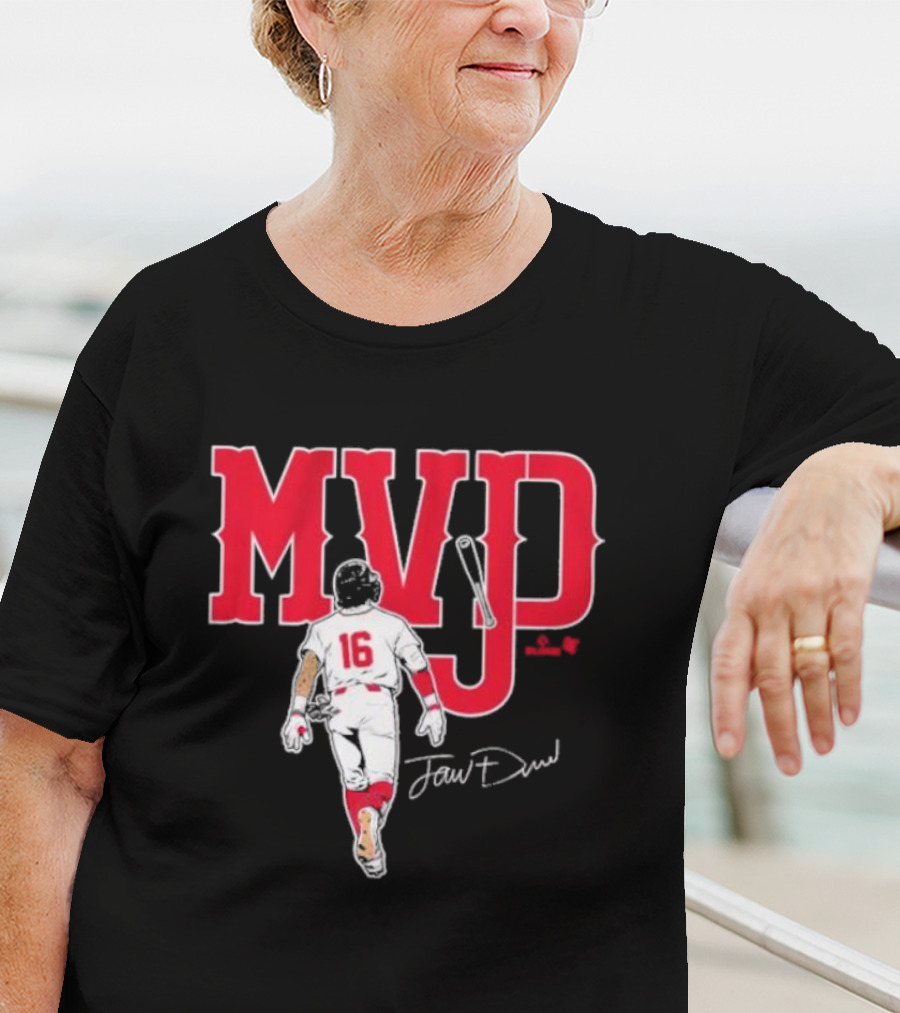 MVJD Jarren Duran 16 Baseball Signature T-Shirt