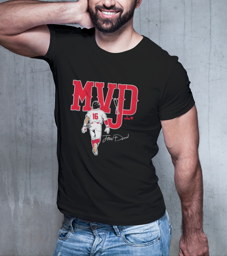MVJD Jarren Duran 16 Baseball Signature T-Shirt