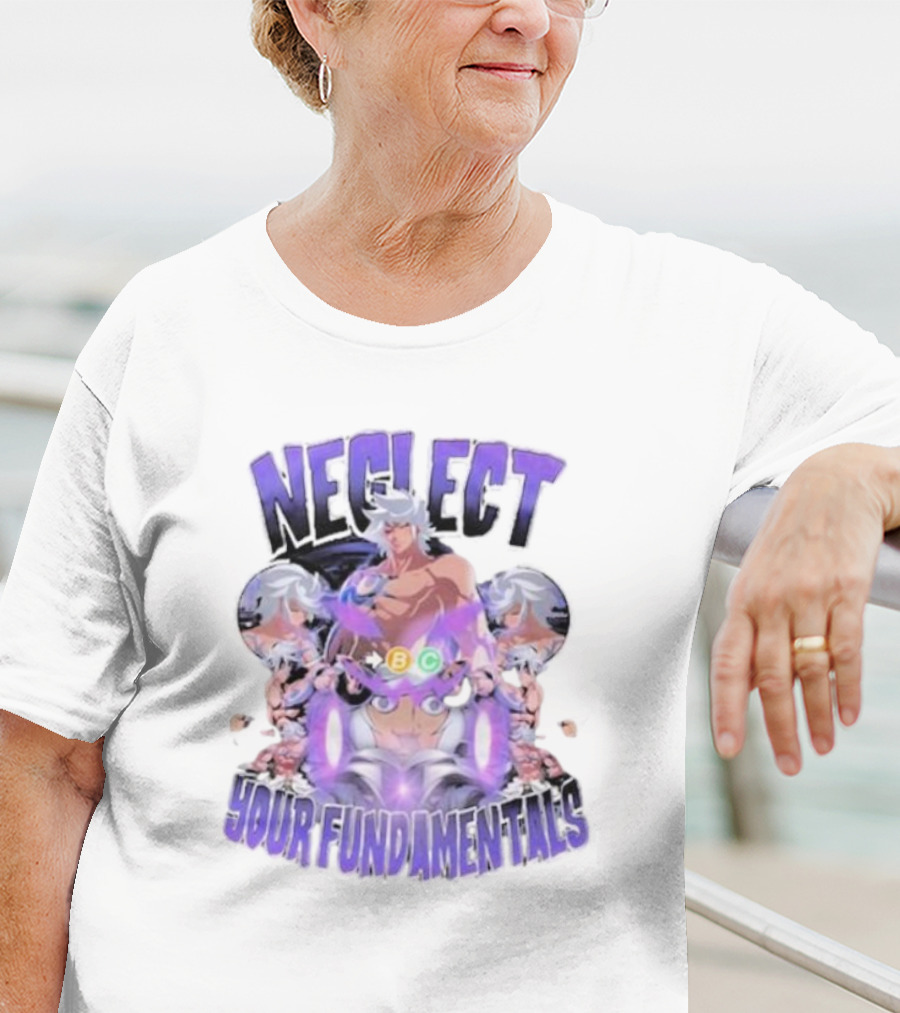 Neglect Your Fundamentals B C Iconic Anime Character T-Shirt