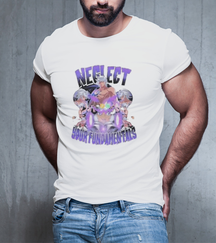 Neglect Your Fundamentals B C Iconic Anime Character T-Shirt