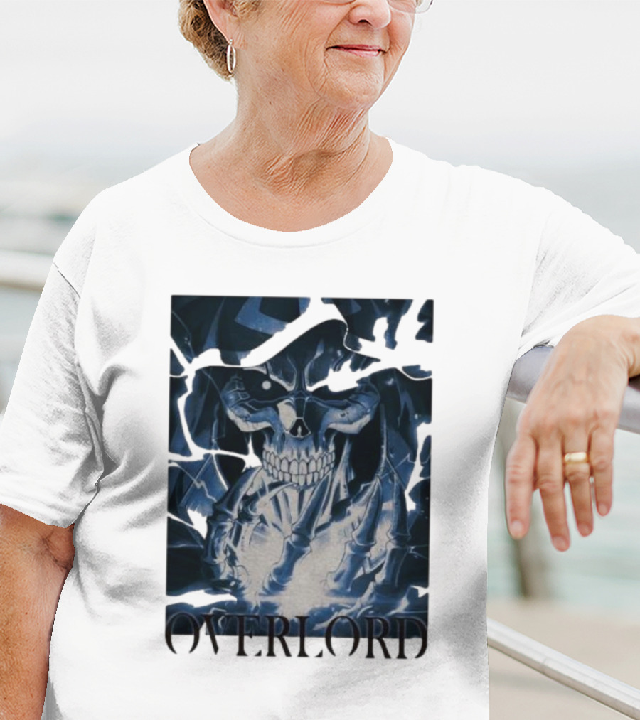 Overlord Ainz Ooal Gown Skeleton King Lightning Aura T-Shirt