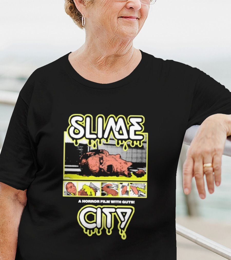 Slime City A Horror Film With Guts Graphic Novel Style Horror T-Shirt