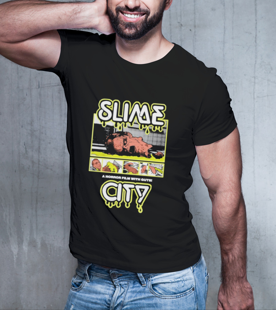 Slime City A Horror Film With Guts Graphic Novel Style Horror T-Shirt
