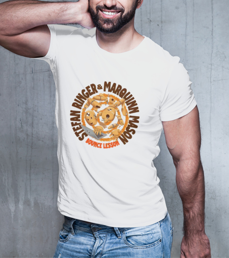 Stefan Ringer And Marquinn Mason Bounce Lesson Puppet Laptop Spiral T-Shirt