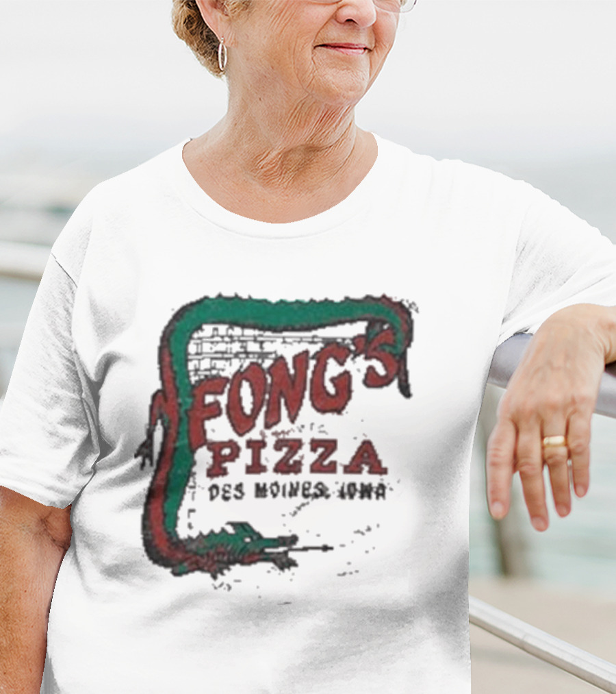 Fong's Pizza Des Moines Iowa Retro T-Shirt