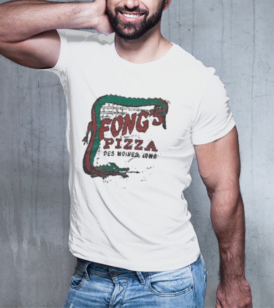 Fong's Pizza Des Moines Iowa Retro T-Shirt