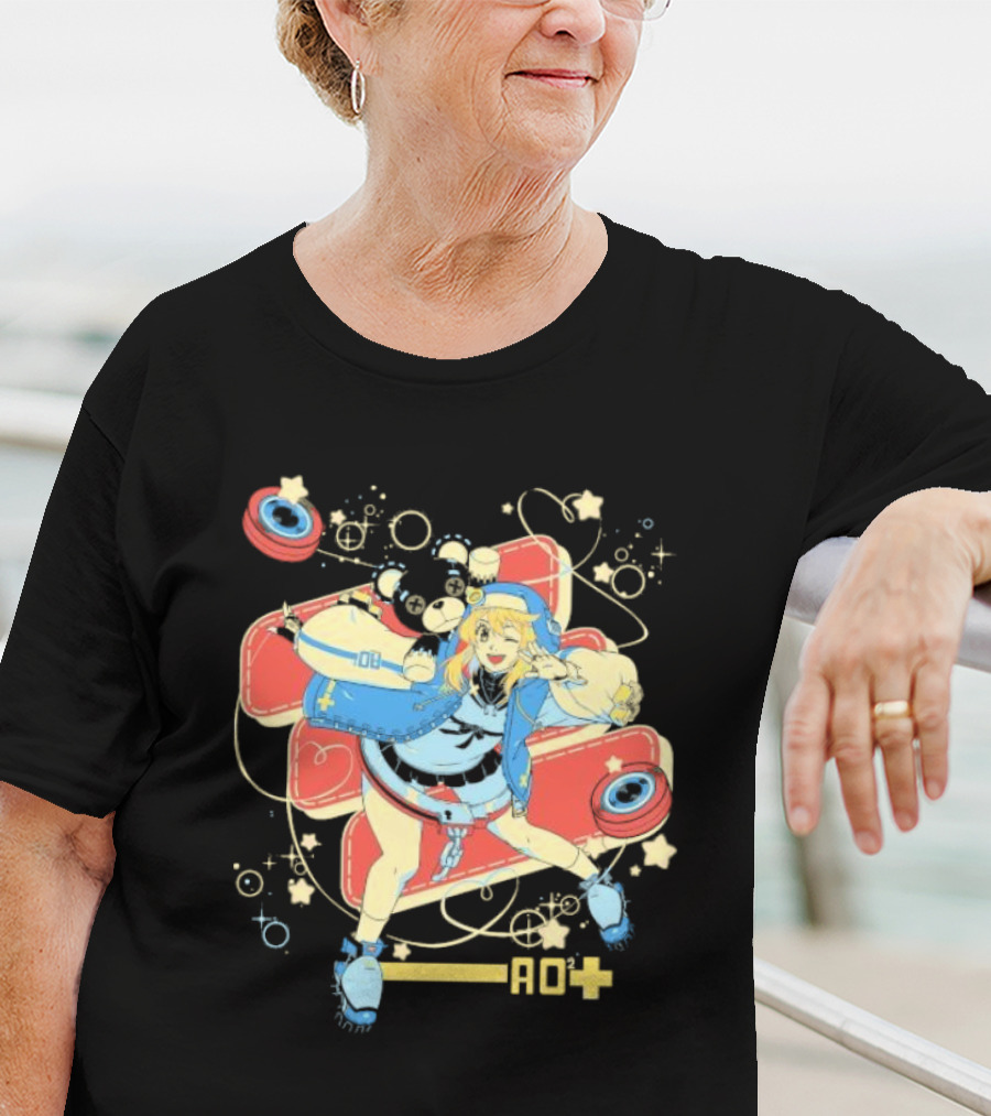 Guilty Gear Bridget AO Eighty Sixed Star Background T-Shirt