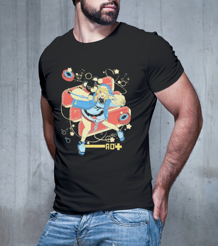 Guilty Gear Bridget AO Eighty Sixed Star Background T-Shirt