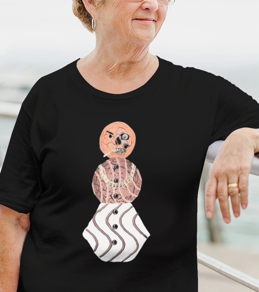 Halloween Snackman Cookie Skeleton Costume T-Shirt