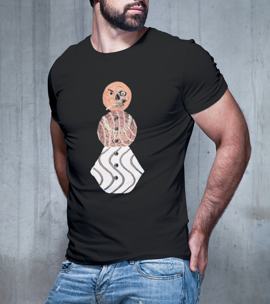 Halloween Snackman Cookie Skeleton Costume T-Shirt