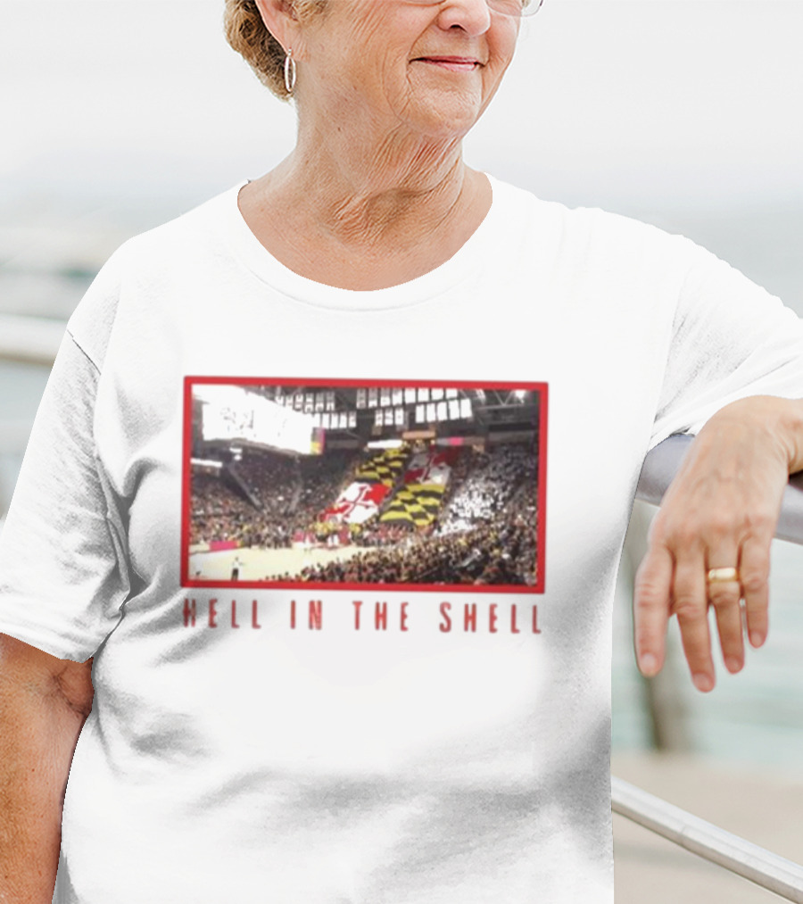 Maryland Terrapins Basketball Game Hell In The Shell Stadium Crowd Atmosphere T-Shirt
