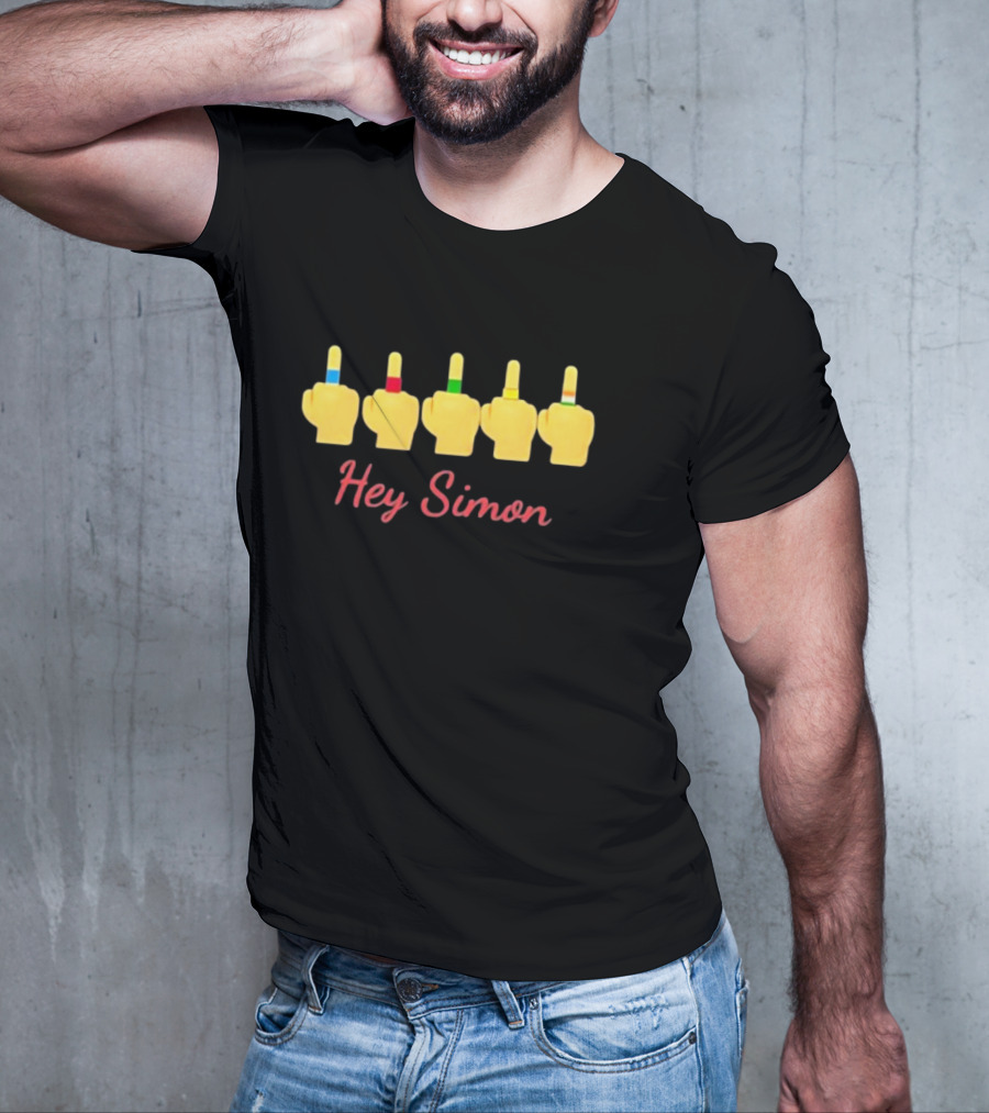 Hey Simon Finger Gesture Toy Color Sequence T-Shirt