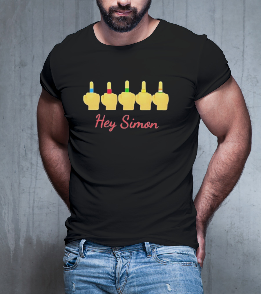 Hey Simon Finger Gesture Toy Color Sequence T-Shirt