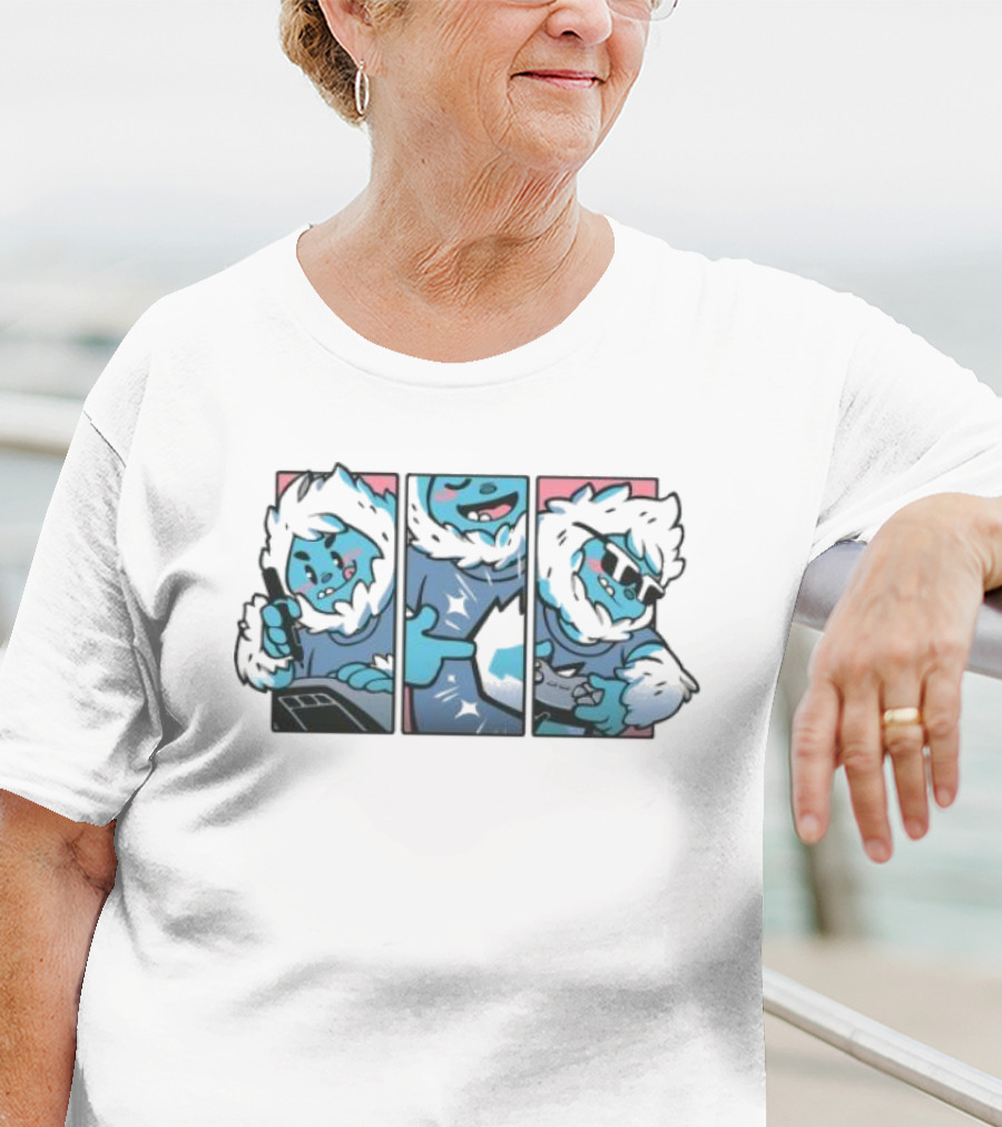 La Vie En Yetee Mikoto Gaming Comic Strip T-Shirt