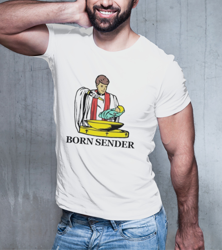 Nelk Boys Born Sender Baptism Priest And Baby T-Shirt