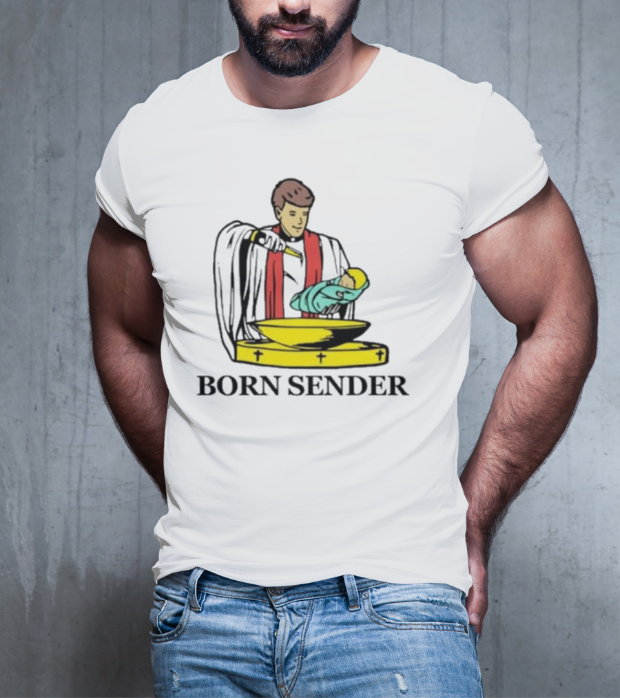 Nelk Boys Born Sender Baptism Priest And Baby T-Shirt