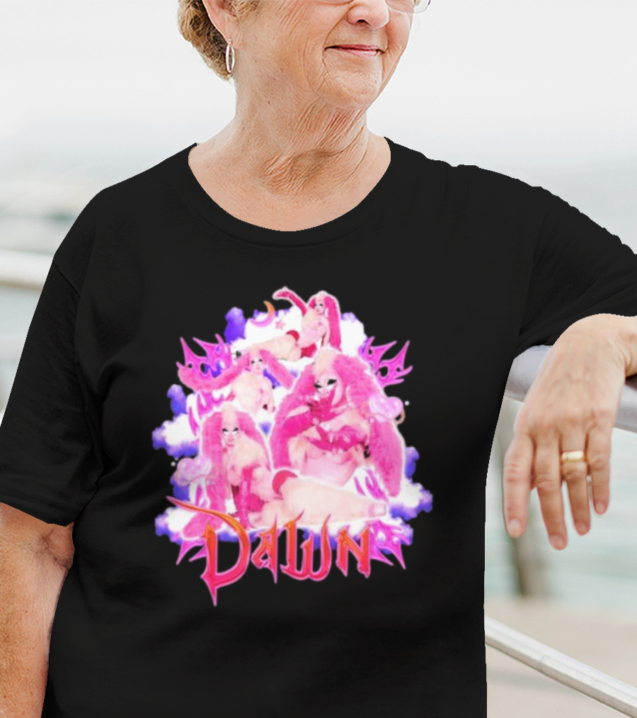 Dawnverse Dragcon Pink Fantasy T-Shirt