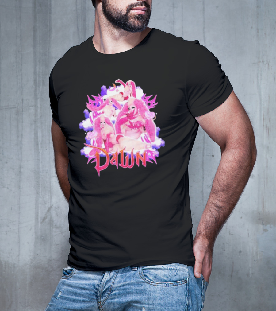 Dawnverse Dragcon Pink Fantasy T-Shirt