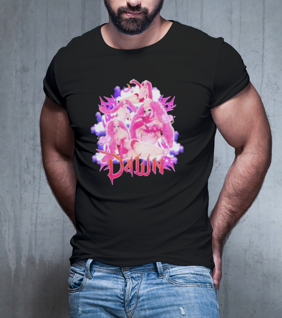 Dawnverse Dragcon Pink Fantasy T-Shirt