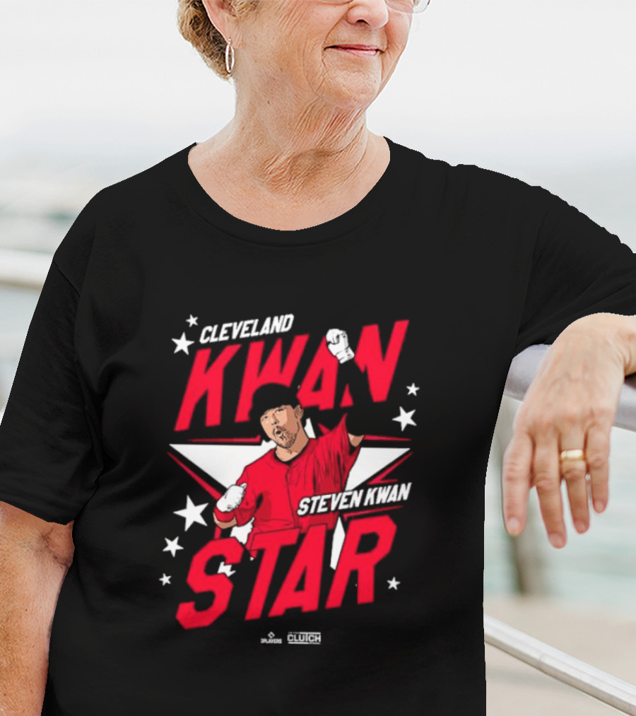 Cleveland Kwan Steven Kwan Star Baseball Clutch Olympics T-Shirt