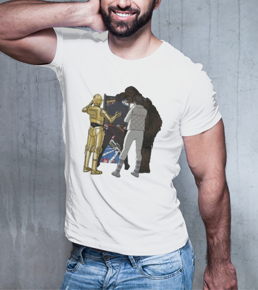 Asteroids Video Game Star Wars Characters T-Shirt