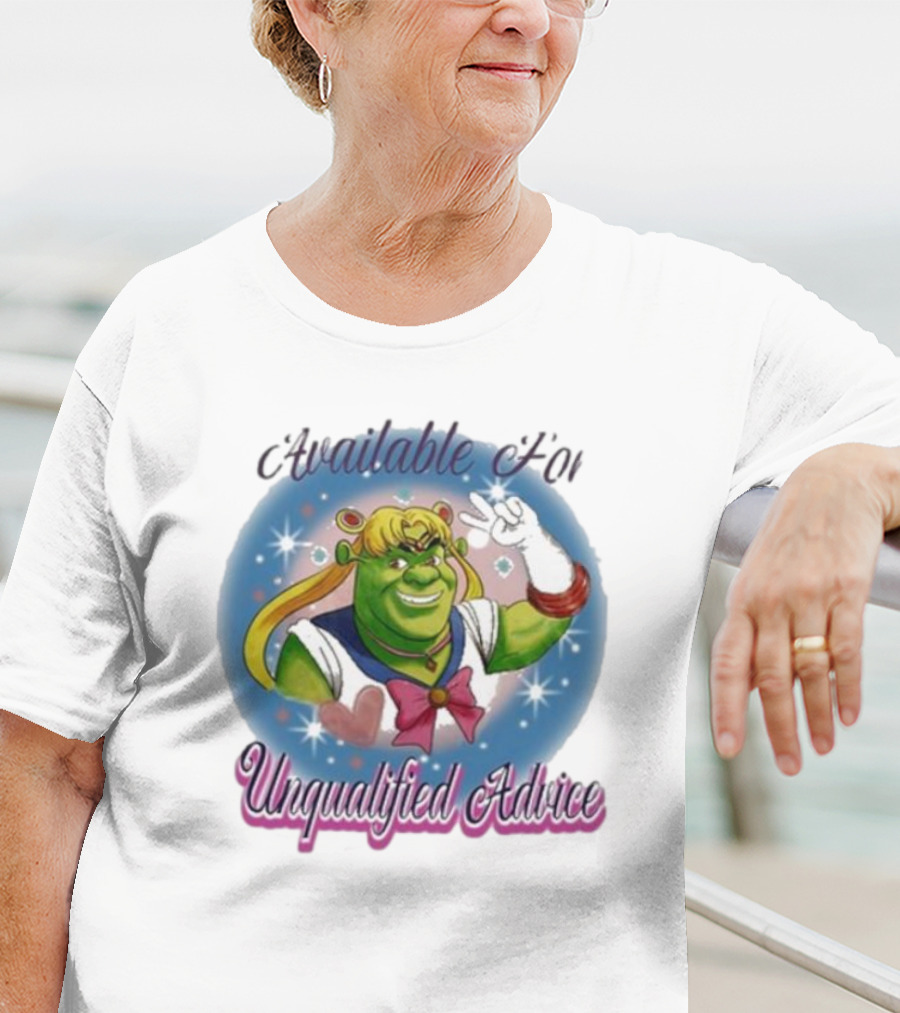 Available Ogre For Unqualified Advice Sailor Moon T-Shirt