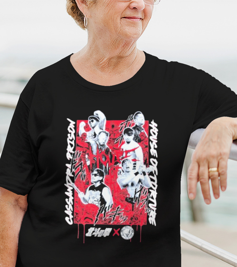Cassandra Prison House Of Torture Wrestler X 北斗拳 T-Shirt