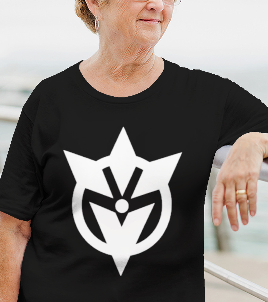 Cavemanon DamienS Logo White Star T-Shirt