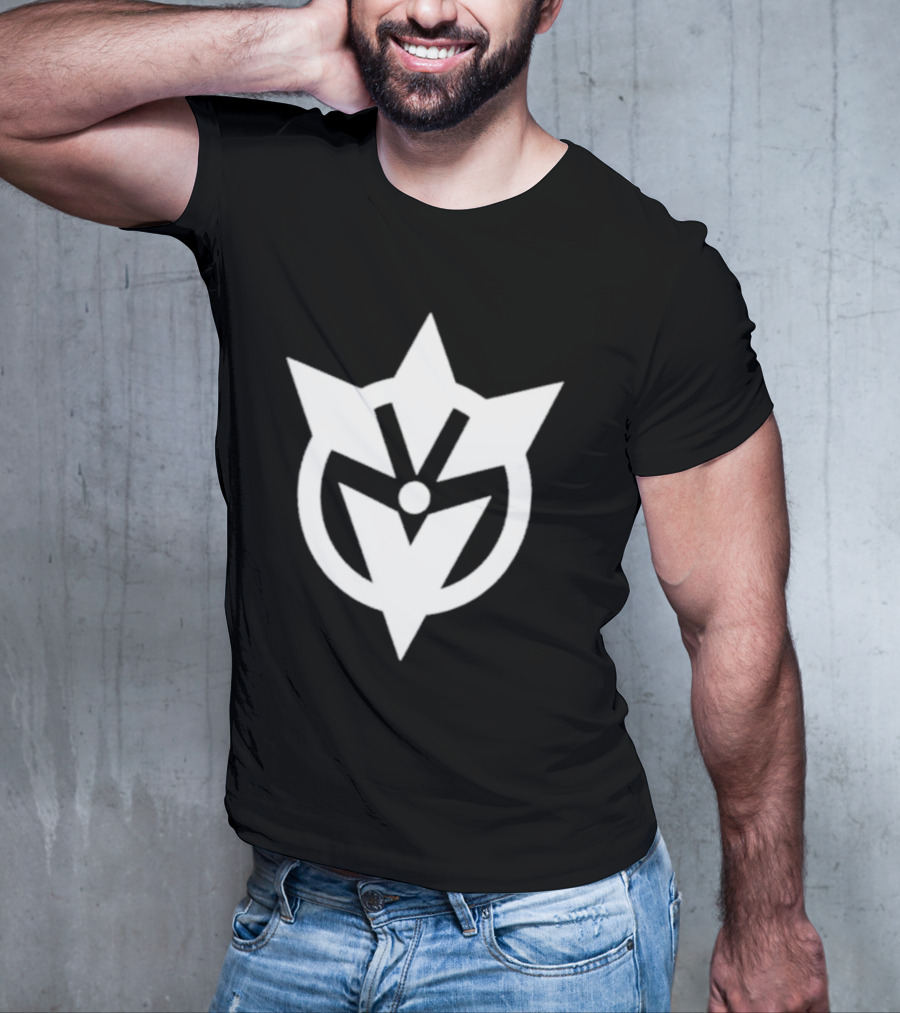 Cavemanon DamienS Logo White Star T-Shirt