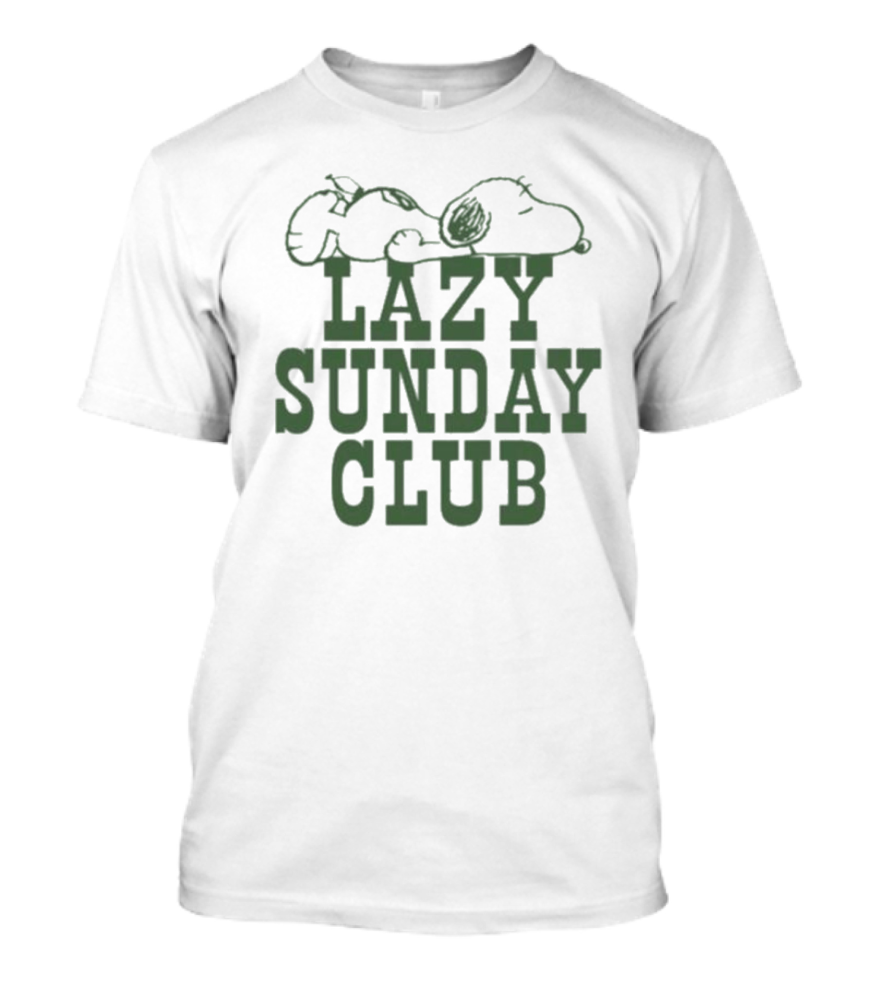 Snoopy Lazy Sunday Club Peanuts Relaxation T-Shirt