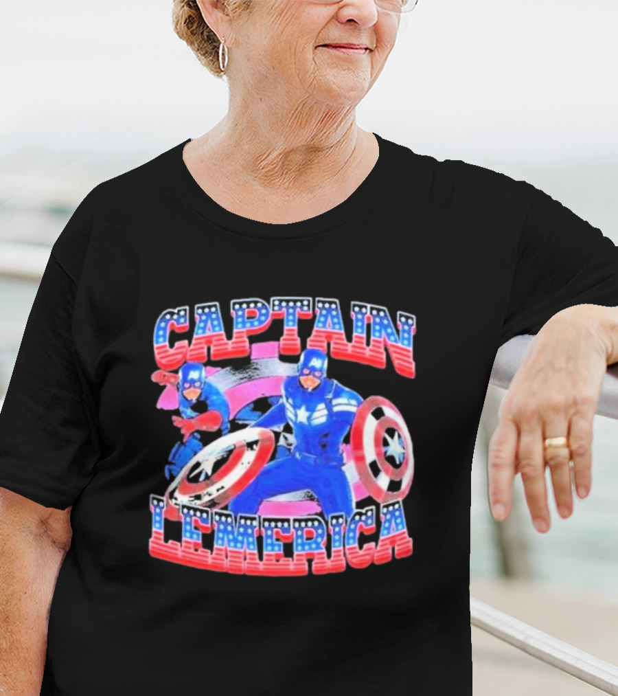Captain Lemerica Lebron James Captain America T-Shirt