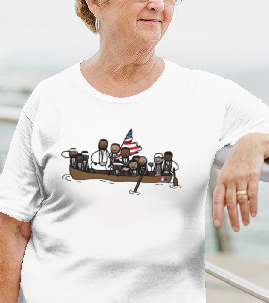 Lebron James Team Usa Leusa Boat Basketballers T-Shirt