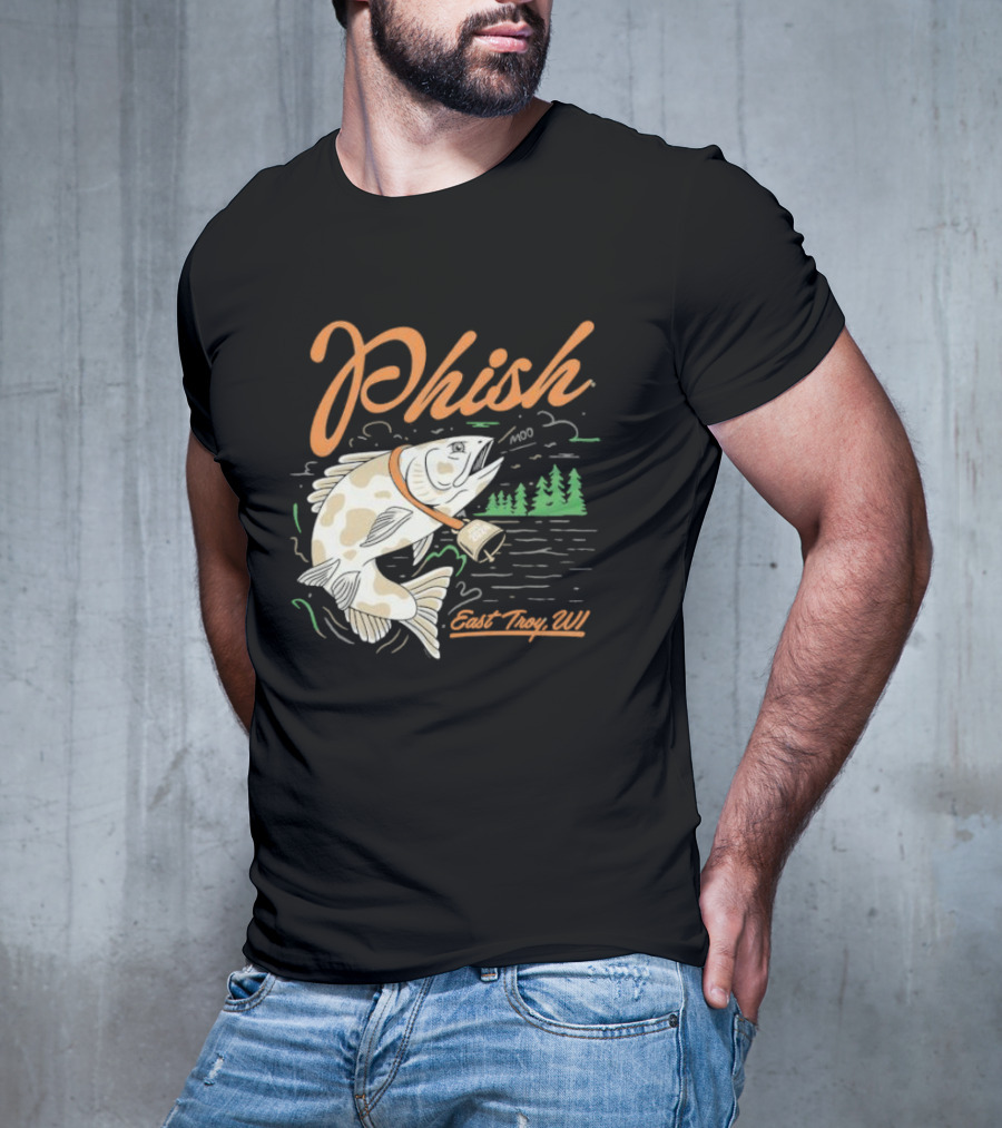 Phish East Troy WI Moo Fish July T-Shirt
