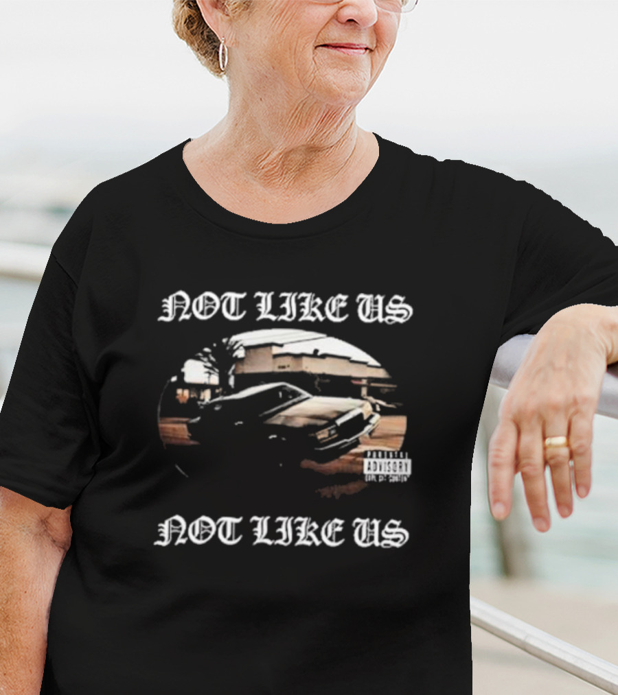 Not Like Us Kendrick Lamar Car Graphic Scene T-Shirt