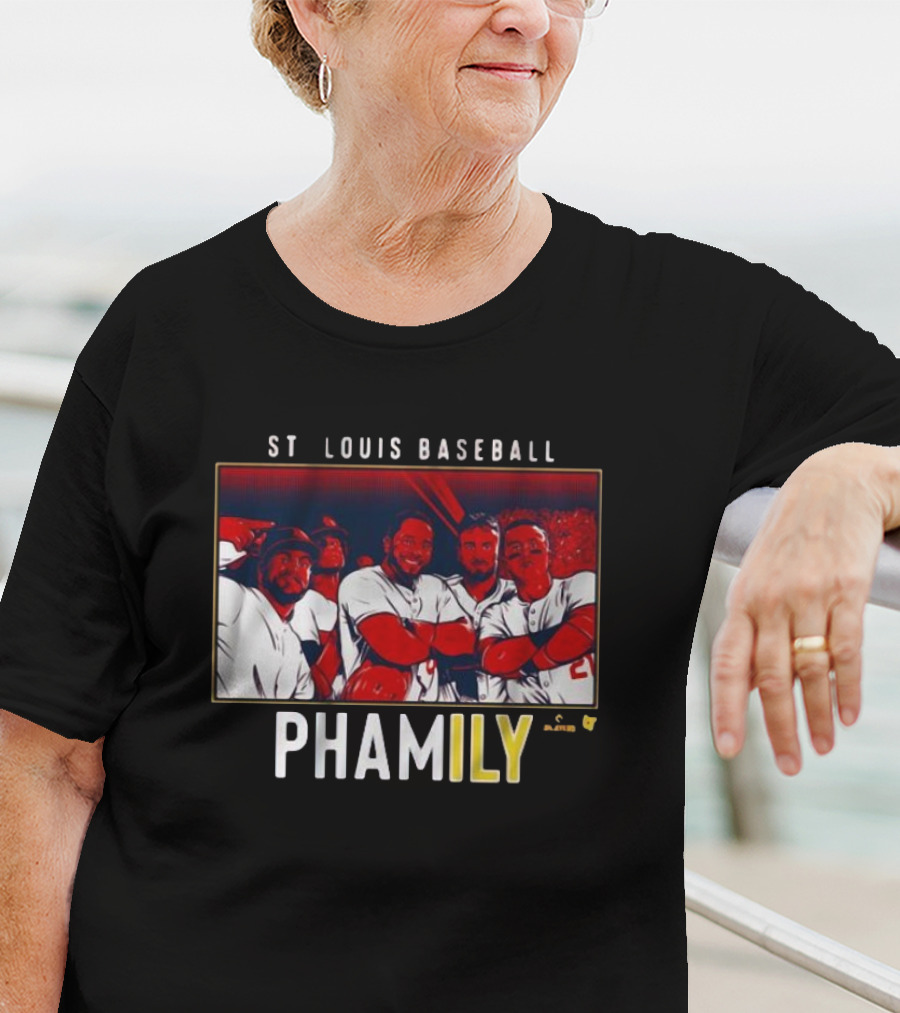 ST Louis Baseball Phamily - Group Of Players In Red And White Uniforms T-Shirt